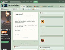 Tablet Screenshot of kain-and-ruka.deviantart.com