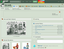 Tablet Screenshot of herrjanik.deviantart.com