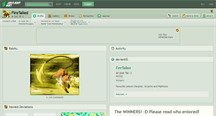 Desktop Screenshot of firetailed.deviantart.com