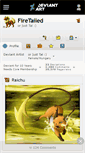 Mobile Screenshot of firetailed.deviantart.com