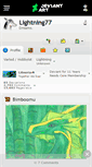 Mobile Screenshot of lightning77.deviantart.com