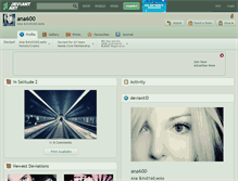 Tablet Screenshot of ana600.deviantart.com