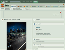 Tablet Screenshot of draster.deviantart.com