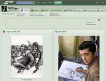 Tablet Screenshot of freedige.deviantart.com
