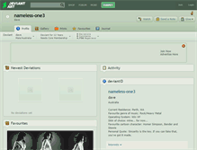 Tablet Screenshot of nameless-one3.deviantart.com
