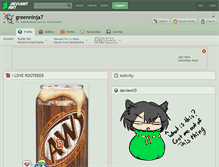 Tablet Screenshot of greenninja7.deviantart.com