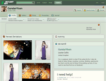 Tablet Screenshot of gunstarvixen.deviantart.com