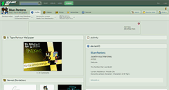 Desktop Screenshot of blue-pantera.deviantart.com