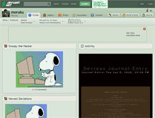 Tablet Screenshot of moruku.deviantart.com