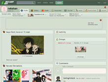 Tablet Screenshot of nakaisan.deviantart.com