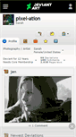 Mobile Screenshot of pixel-ation.deviantart.com