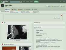 Tablet Screenshot of pixel-ation.deviantart.com