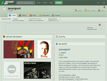 Tablet Screenshot of jameslgrant.deviantart.com