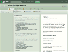 Tablet Screenshot of harpg-ridingacademy.deviantart.com