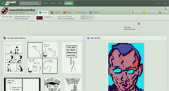 Desktop Screenshot of masochisticcannibal.deviantart.com