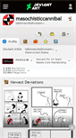 Mobile Screenshot of masochisticcannibal.deviantart.com