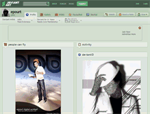 Tablet Screenshot of epourt.deviantart.com