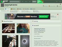 Tablet Screenshot of akatsuki-girl-photos.deviantart.com