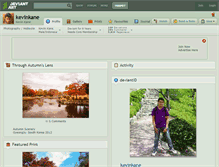 Tablet Screenshot of kevinkane.deviantart.com