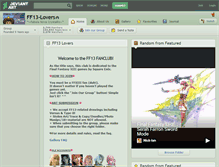 Tablet Screenshot of ff13-lovers.deviantart.com