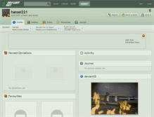 Tablet Screenshot of hansel221.deviantart.com