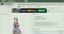 Desktop Screenshot of insert-artistic-nick.deviantart.com