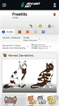 Mobile Screenshot of freekits.deviantart.com