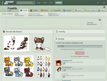 Tablet Screenshot of freekits.deviantart.com