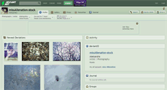 Desktop Screenshot of missalienation-stock.deviantart.com