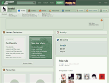 Tablet Screenshot of lovebi.deviantart.com