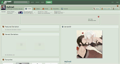 Desktop Screenshot of myemail.deviantart.com