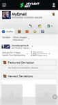 Mobile Screenshot of myemail.deviantart.com