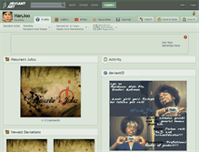 Tablet Screenshot of hanjoo.deviantart.com