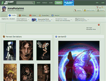 Tablet Screenshot of annapostal666.deviantart.com