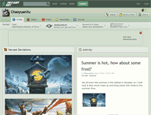 Tablet Screenshot of chaoyuanxu.deviantart.com