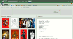 Desktop Screenshot of kriezna.deviantart.com