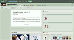 Desktop Screenshot of onewingedeagle.deviantart.com