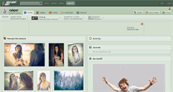 Desktop Screenshot of cakper.deviantart.com