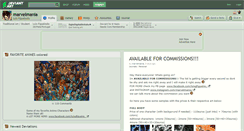 Desktop Screenshot of marvelmania.deviantart.com