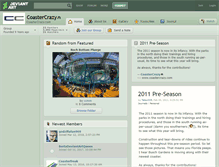 Tablet Screenshot of coastercrazy.deviantart.com