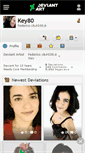 Mobile Screenshot of key80.deviantart.com