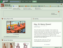 Tablet Screenshot of daria-rat.deviantart.com