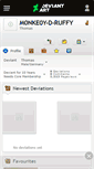 Mobile Screenshot of m0nke0y-d-ruffy.deviantart.com