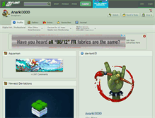 Tablet Screenshot of anarki3000.deviantart.com