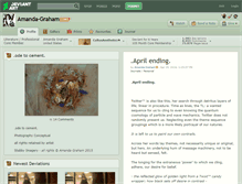 Tablet Screenshot of amanda-graham.deviantart.com