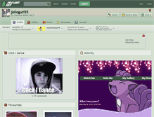 Tablet Screenshot of jellogurl55.deviantart.com