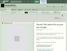 Tablet Screenshot of dominusdomini.deviantart.com