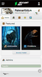 Mobile Screenshot of paleoartists.deviantart.com