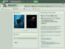 Tablet Screenshot of paleoartists.deviantart.com
