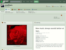 Tablet Screenshot of eveofthorn.deviantart.com